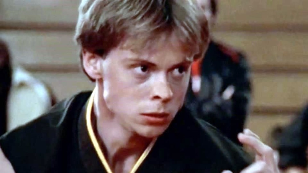 Foto: El actor Robert Garrison interpretó el personaje de Tommy en Karate Kid, el 27 de septiembre de 2019 (Twitter)