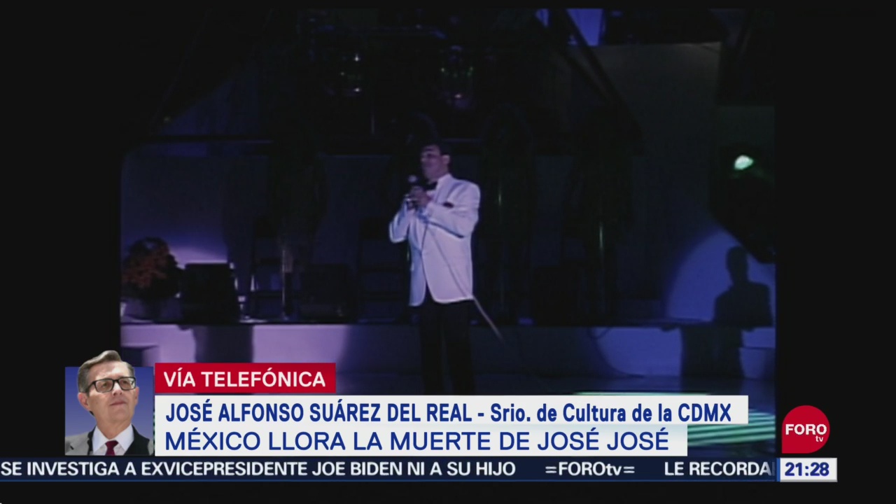 FOTO: Anuncia Secretaría de Cultura de la CDMX karaoke en honor a José José, 28 septiembre 2019