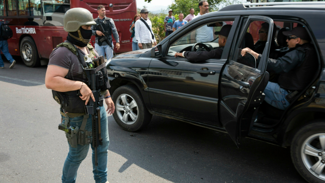Foto: Elementos de las Fuerzas de Acciones Especiales de Maduro, 18 de septiembre de 2019 (AP, archivo)