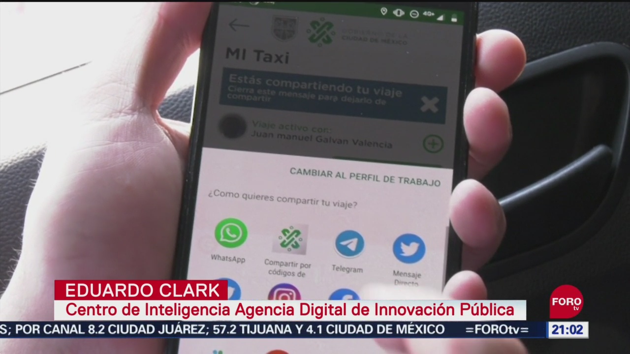 FOTO: Aplicación ‘Mi Taxi’ busca combatir robo en CDMX, 17 septiembre 2019