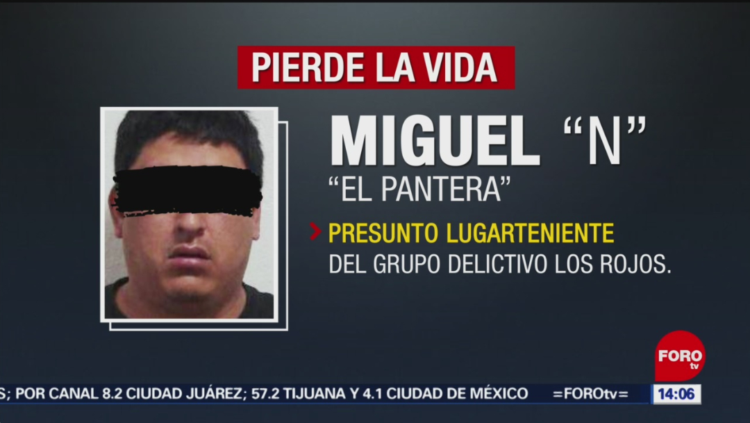 Foto: Miguel "N" tenía antecedentes penales por delitos contra la salud y violación a la Ley Federal de Armas de Fuego y Explosivos, 7 de septiembre de 2019 (Noticieros Televisa)