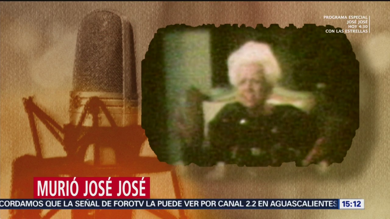 FOTO: Así llegó la canción ‘El Triste’ a la vida de José José, 28 septiembre 2019