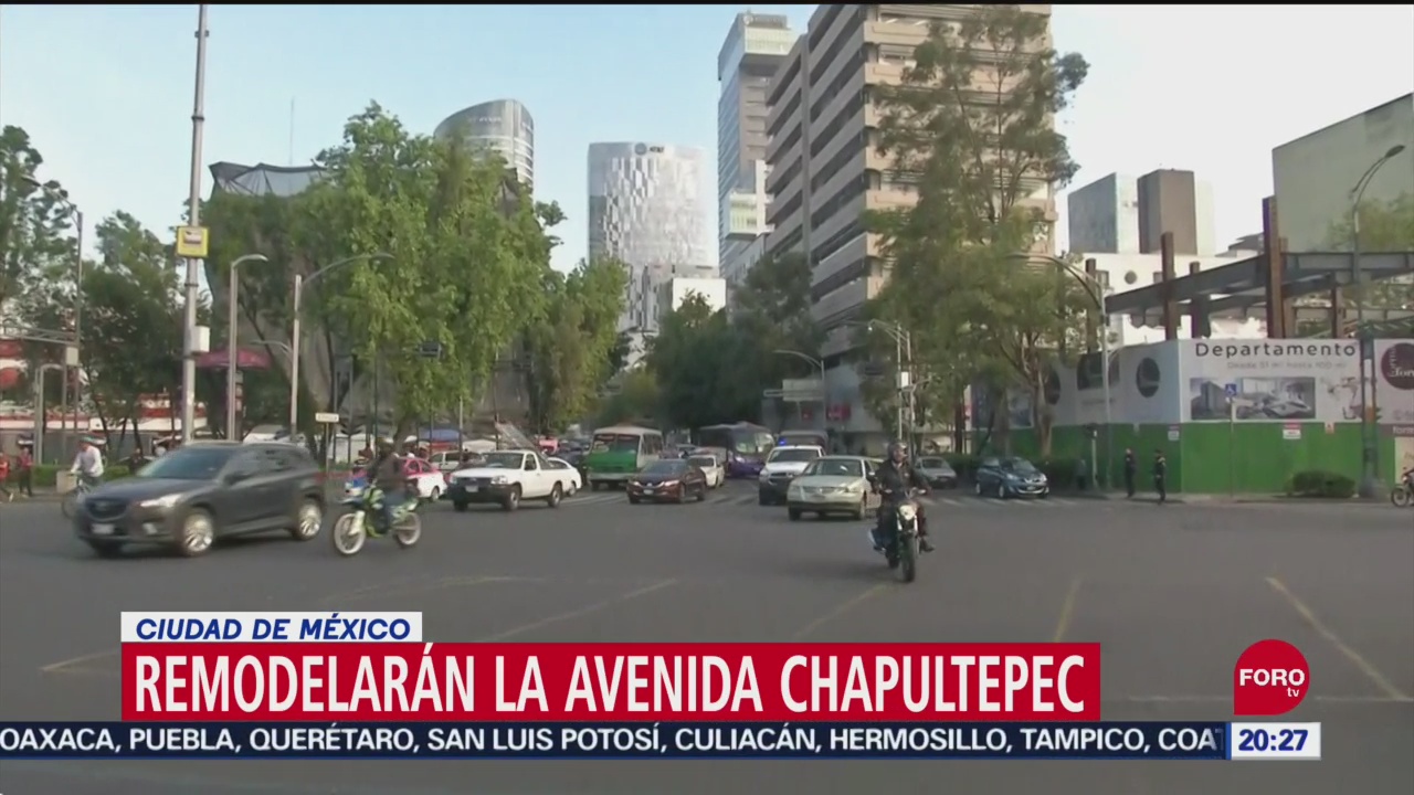 Foto: Autoridades Cdmx Buscan Remodelar Avenida Chapultepec 11 Septiembre 2019