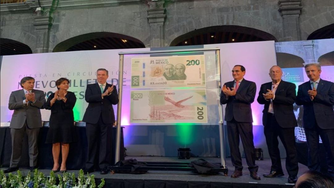 Foto Banxico presenta nuevo billete de 200 pesos 2 septiembre 2019