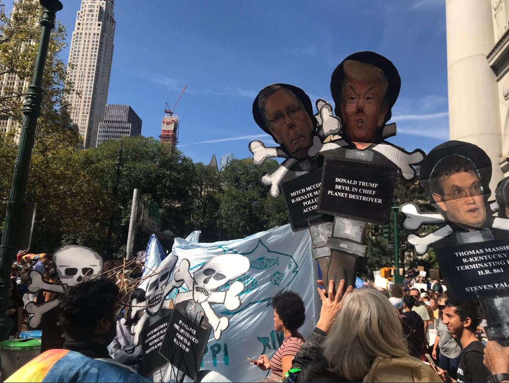 Marcha en Nueva York contra el cambio climático, 20 septiembre 2019