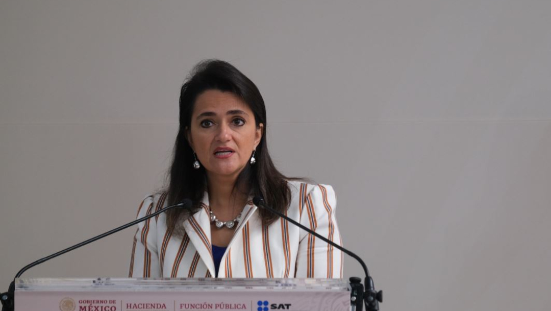 Foto Margarita Ríos Farjat, jefa de Servicio de Administración Tributaria (SAT), 6 de septiembre de 2019 (Cuartoscuro, archivo)