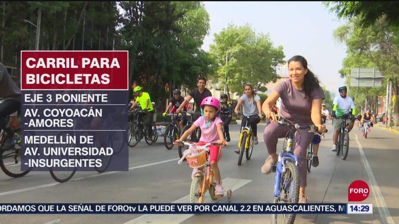 FOTO: Ciclistas Tendrán Nuevos Espacios Para Transitar CDMX