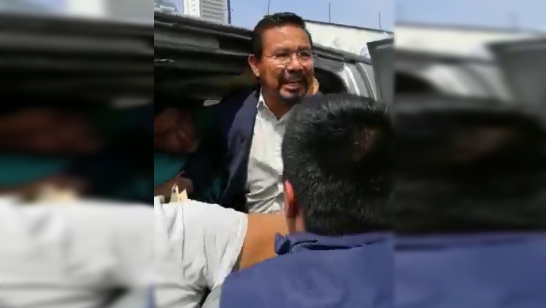 Cipriano Charrez, diputado desaforado fue detenido por elemento de la policía investigadora de la Procuraduría de Justicia de Hidalgo, 21 septiembre 2019