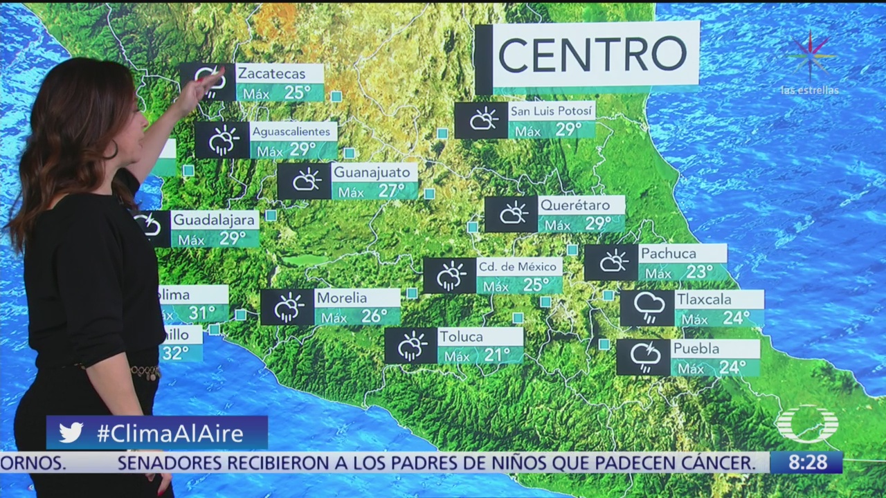 Clima Al Aire: Lluvias en Veracruz, Guerrero, Oaxaca y Campeche