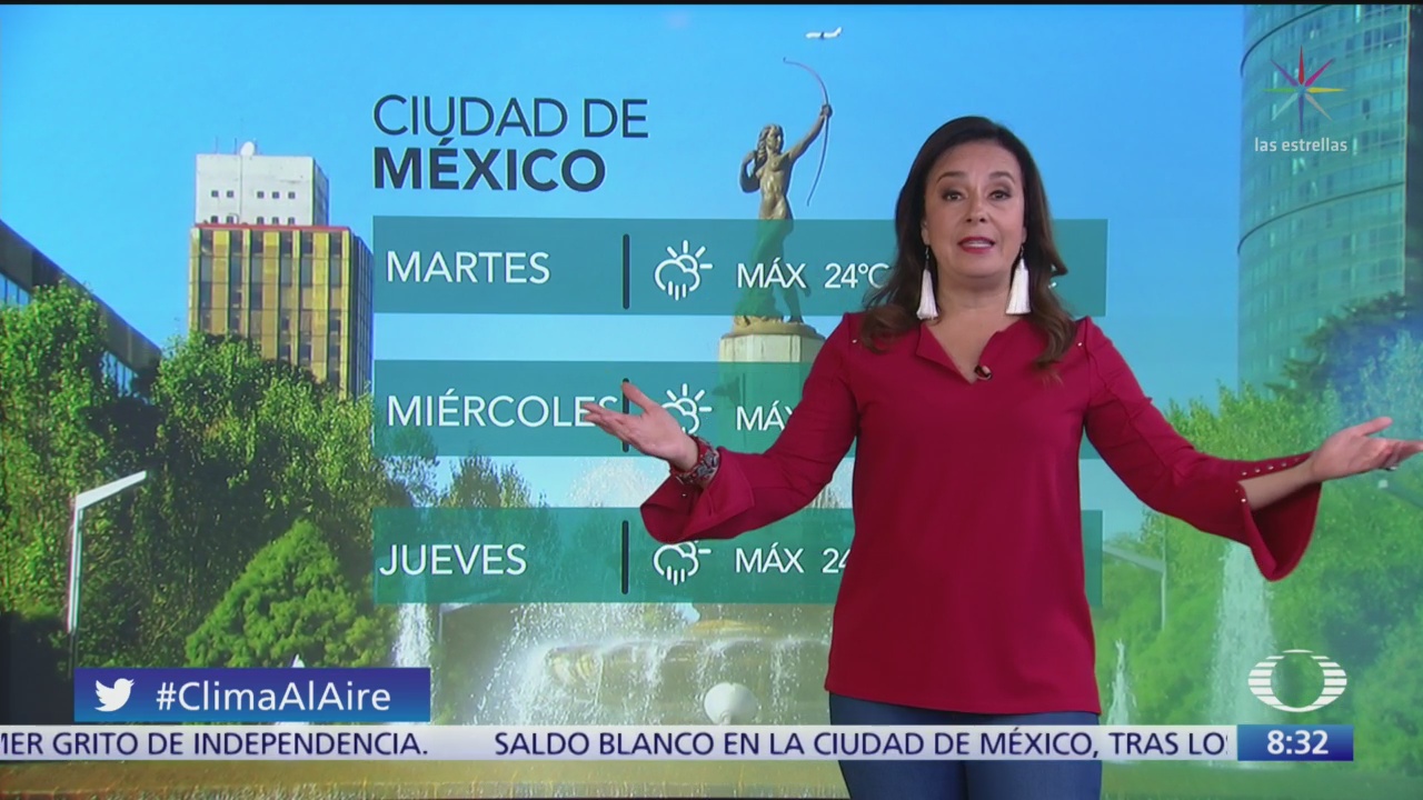 FOTO: Clima Al Aire: Prevén lluvias en gran parte de México, 16 septiembre 2019