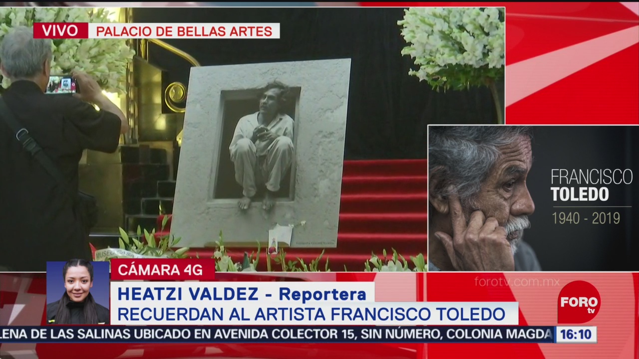 FOTO: Colocan Ofrenda Bellas Artes Para Francisco Toledo