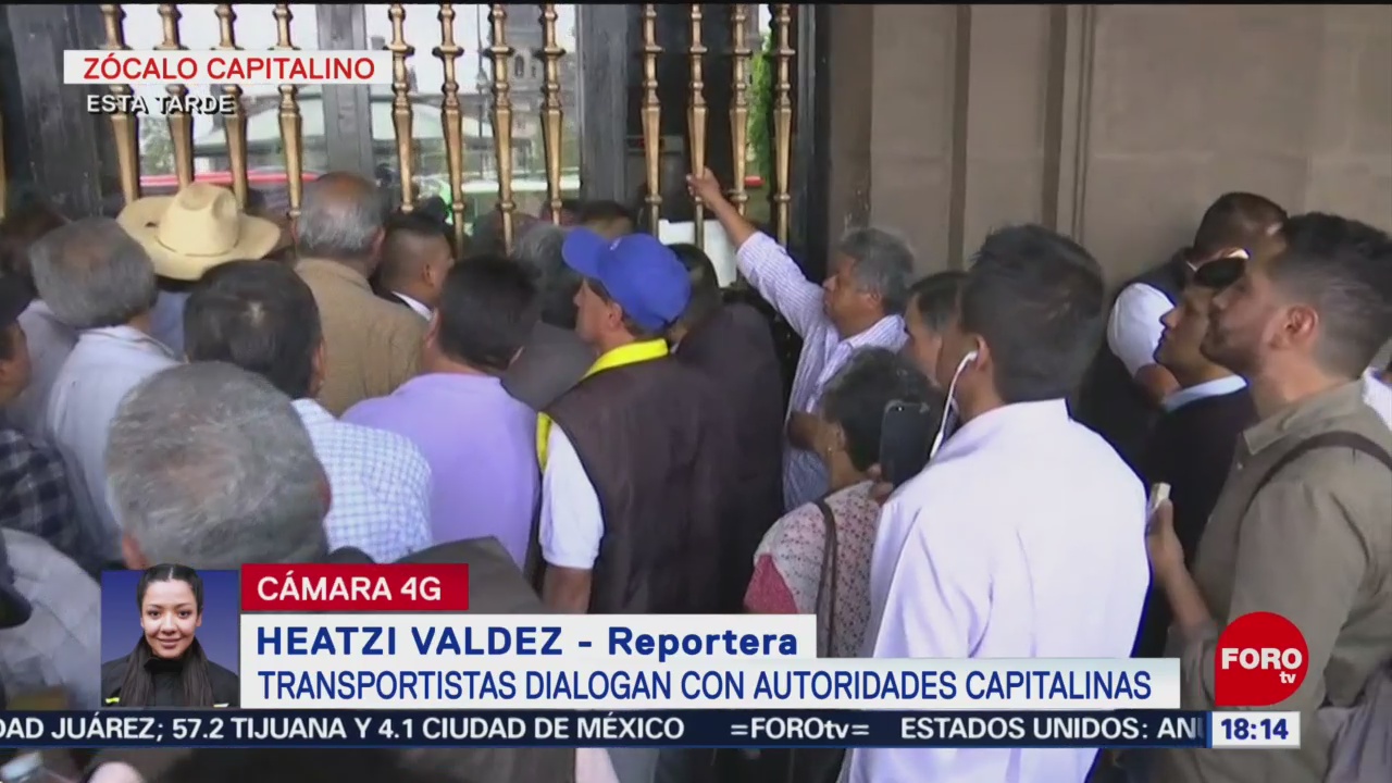 FOTO: Continúa Diálogo Transportistas Con Autoridades Capitalinas
