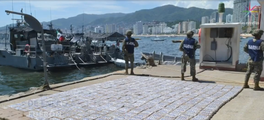 FOTO Decomiso de cocaína en Acapulco, Guerrero (Noticieros Televisa)