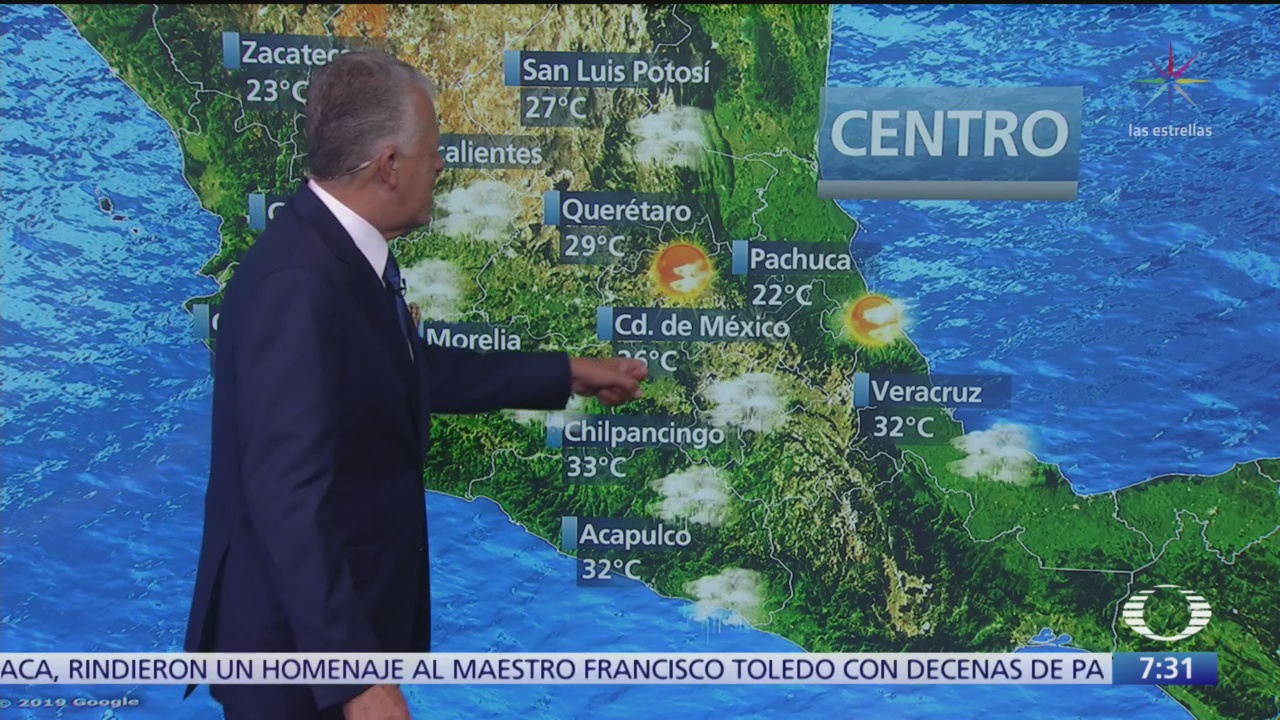Despierta con Tiempo: Lluvias en Guerrero, Oaxaca y Chiapas