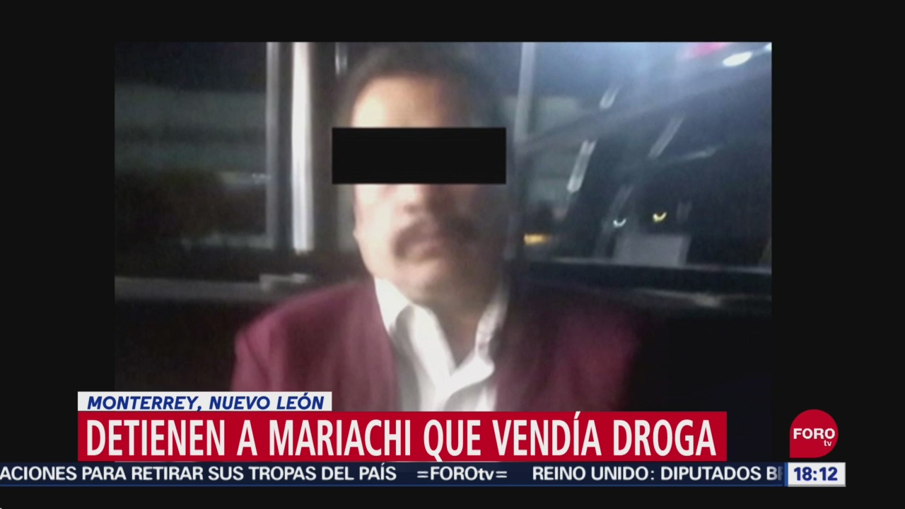 FOTO: Detienen Mariachi Que Vendía Droga Monterrey