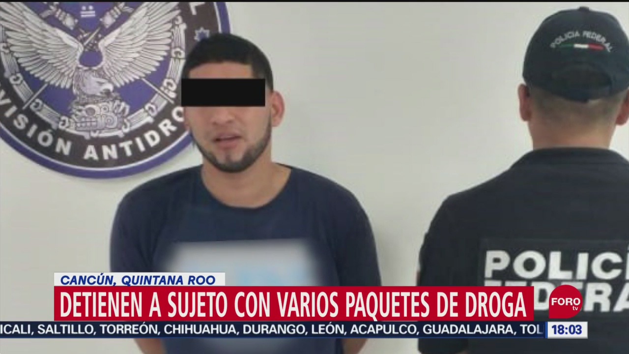 FOTO: Detienen Pasajero Con Cocaína Cuerpo Aeropuerto Cancún