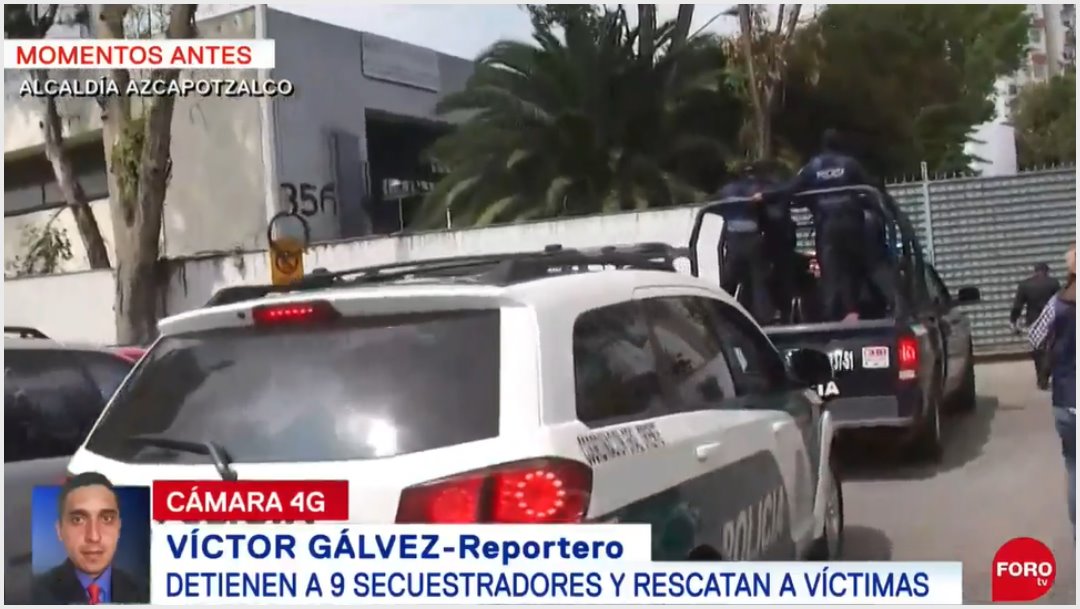 Foto: Detienen a nueve presuntos secuestradores en la alcaldía Tláhuac, 22 de septiembre de 2019 (Foro TV)