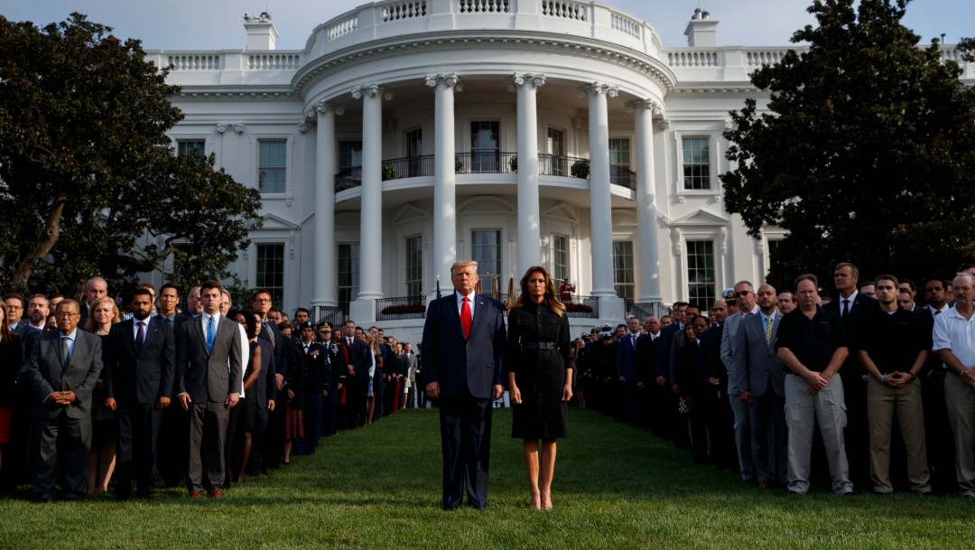 Foto: Donald y Melania Trump, 11 de septiembre de 2019, Estados Unidos