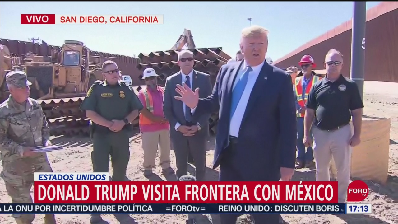 FOTO: Video Donald Trump Visita Frontera Con México