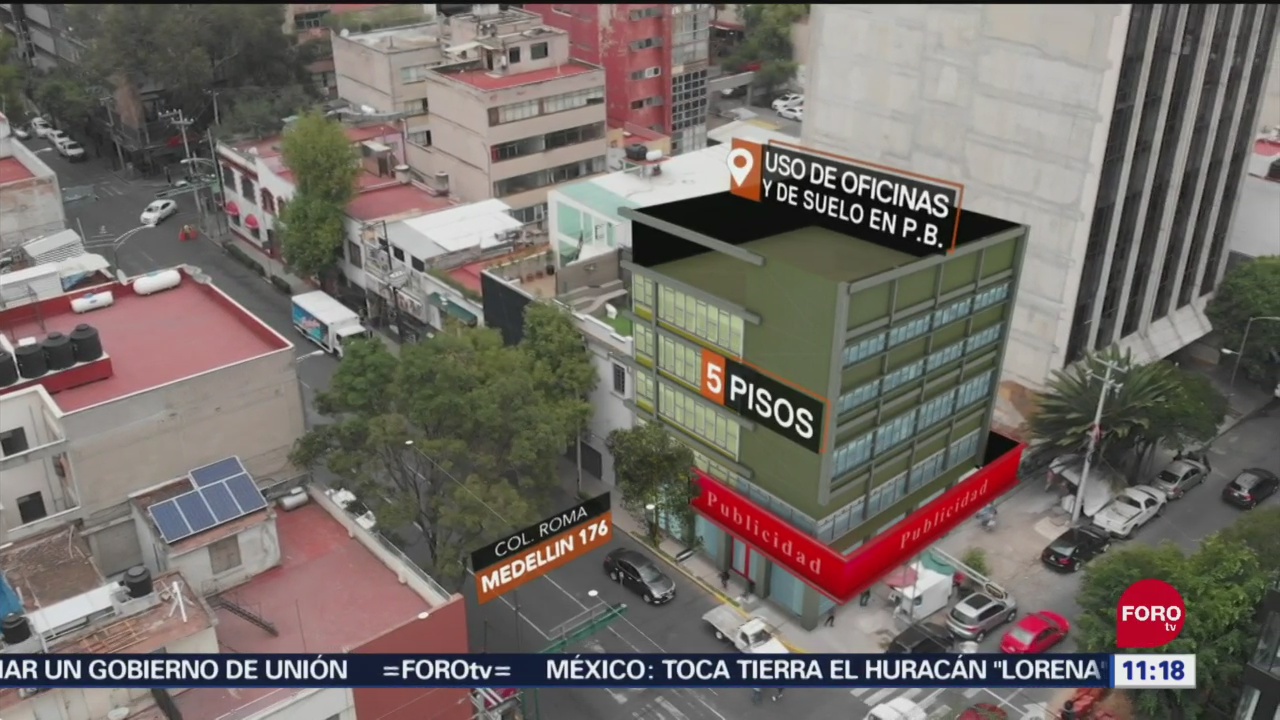 Edificio Medellín, en CDMX, colapsó 50 minutos después del sismo de 2017