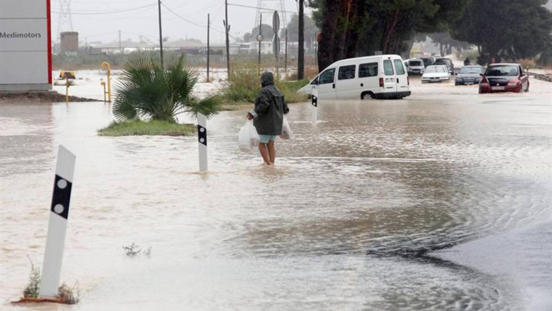Foto La lluvia ha causado serios estragos en Valencia, 12 de septiembre de 2019 (Twitter @LaNochedeCOPE)