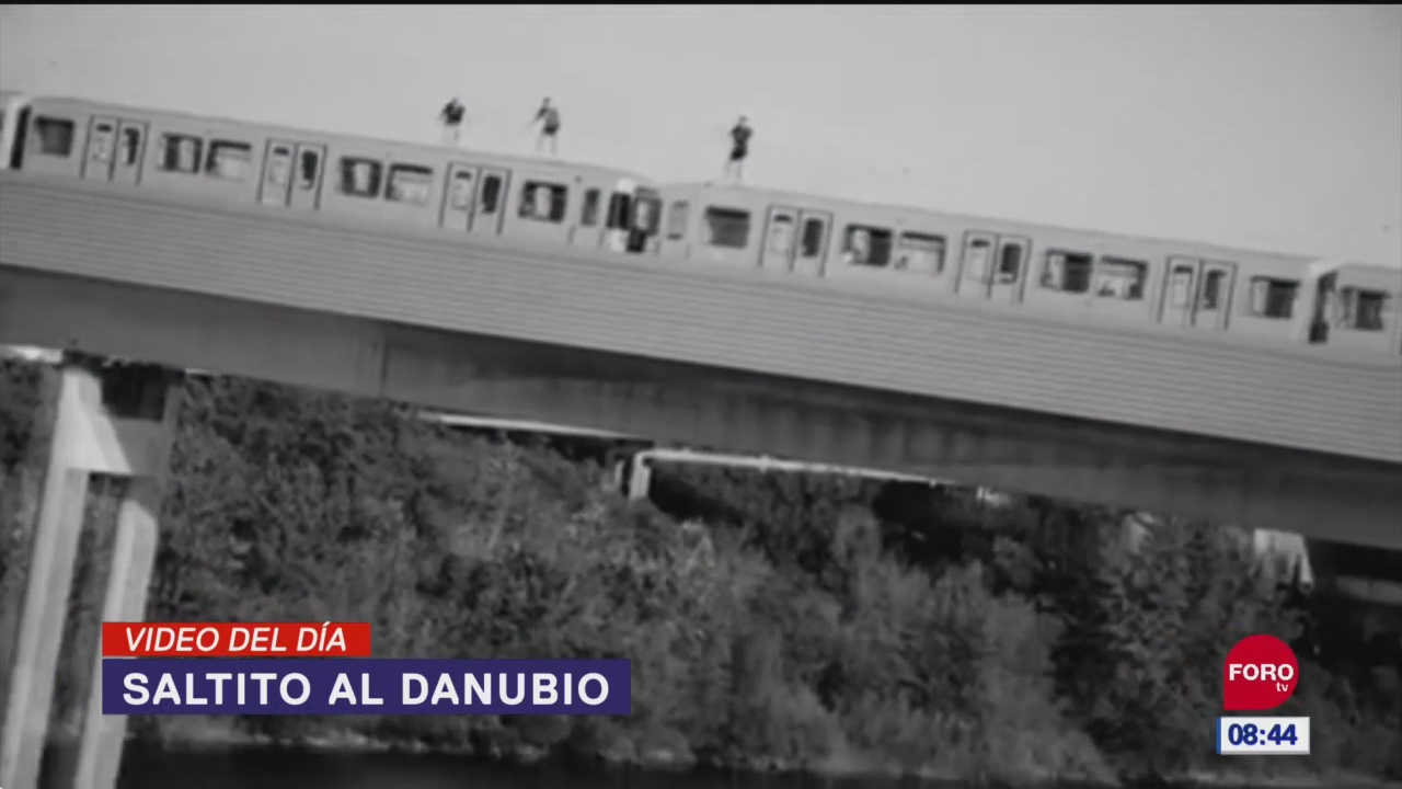 #ElVideodelDía: Saltito al Danubio