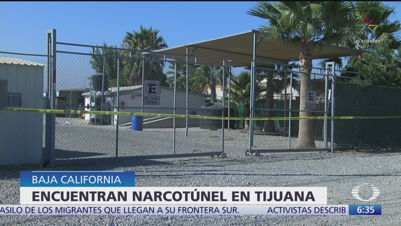 Encuentran narcotúnel en Tijuana