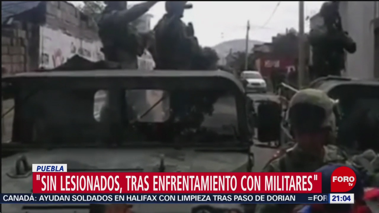 Foto: Video Enfrentamiento Militares Huachicoleros Puebla 9 Septiembre 2019