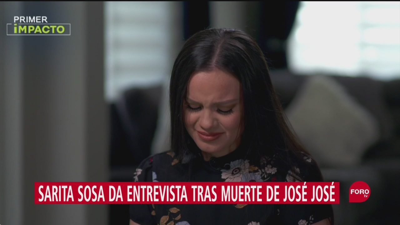 FOTO: Entrevista con Sarita, hija de José José, 29 septiembre 2019