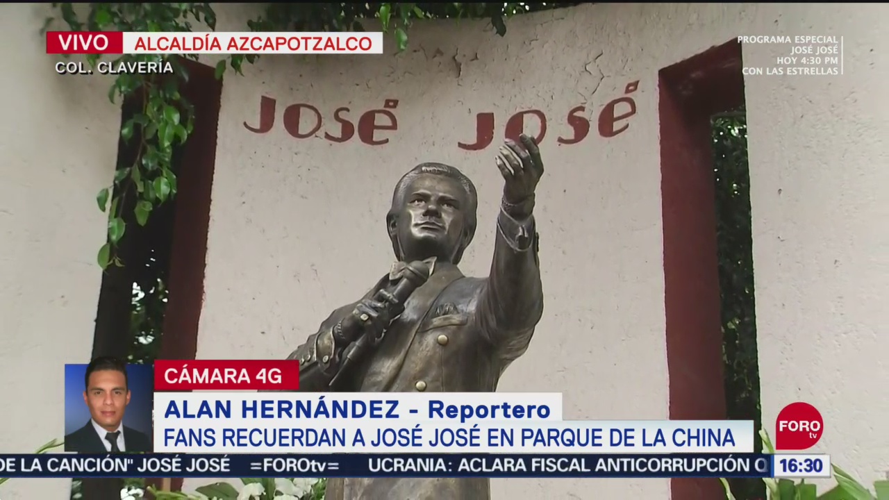 FOTO: Fans recuerdan a José José en el Parque de la China, 28 septiembre 2019