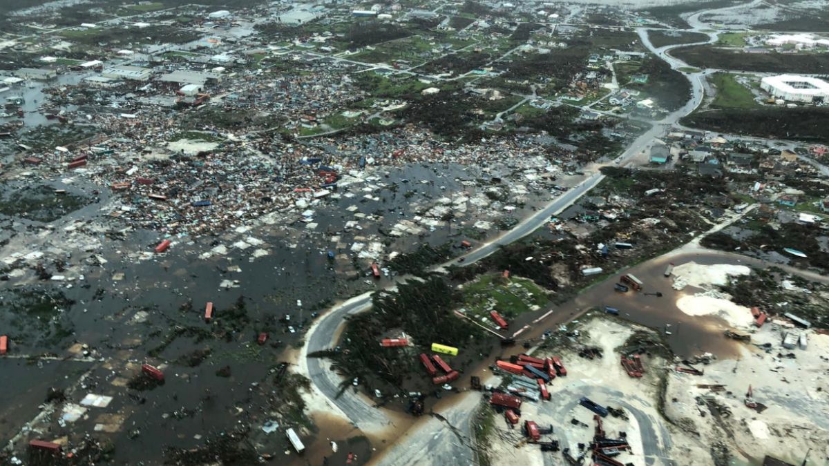 Foto: Vista aérea de la devastación del huracán “Dorian” en las islas Abaco, Bahamas. Reuters