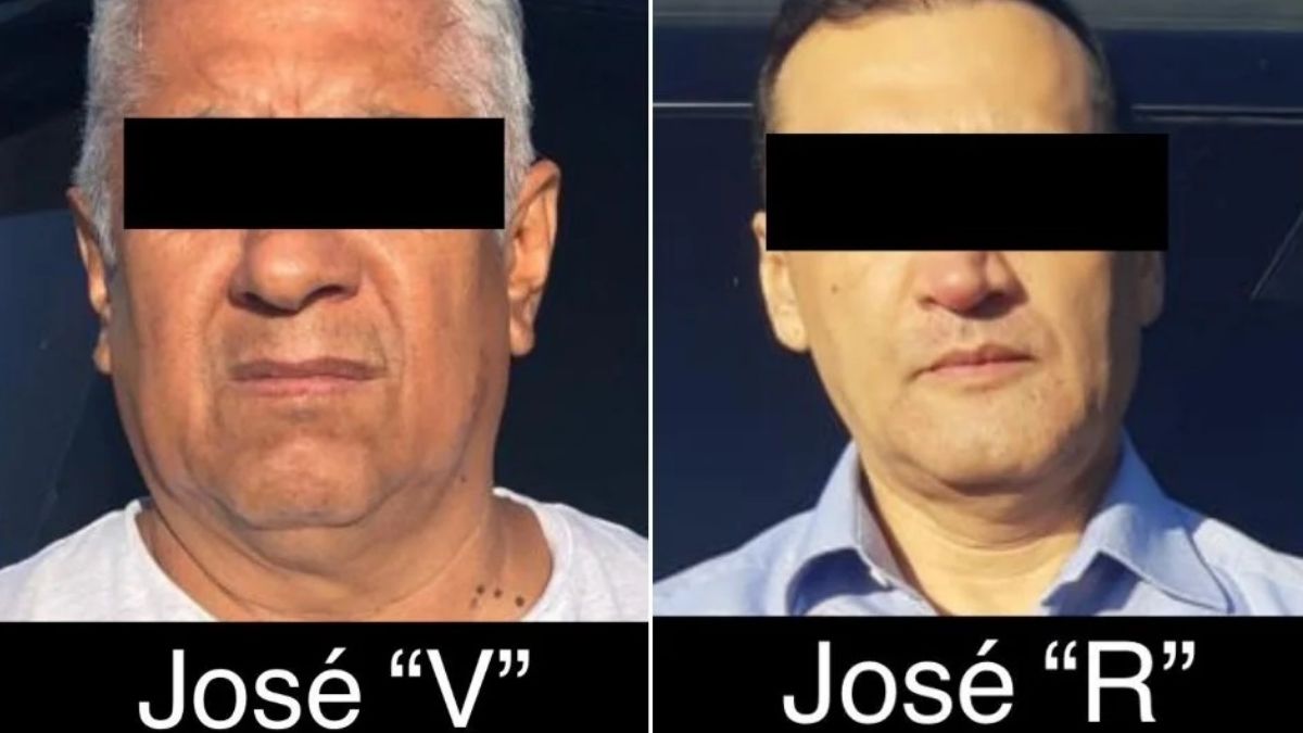 Foto: José “R” y José “V” fueron arrestados en Matehuala, San Luis Potosí. FGR