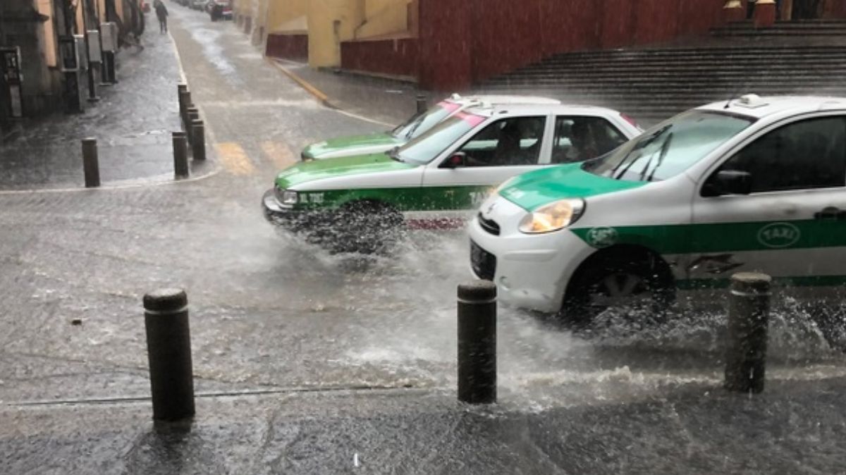 Lluvias en Veracruz.
