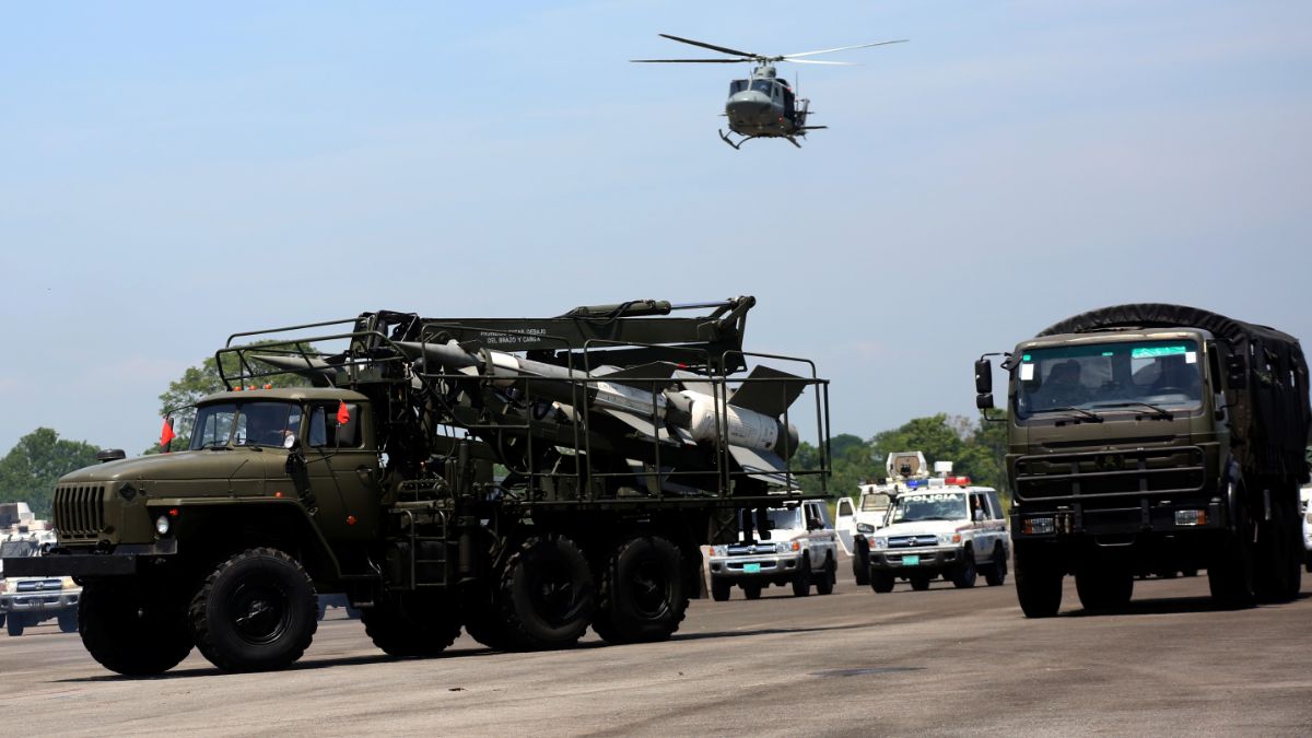 Foto: Vehículos militare del Ejército de Venezuela. Reuters