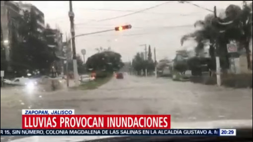 FOTO: Fuertes lluvias causan inundaciones en Guadalajara y Zapopan, 7 septiembre 2019