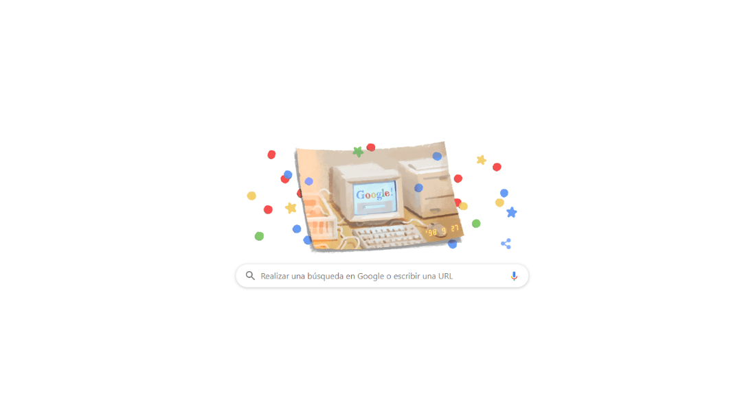 IMAGEN Google cumple 21 años y festeja con doodle (Google)