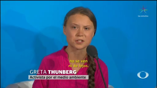 Foto: Greta Thunberg Cumbre Cambio Climático Onu 23 Septiembre 2019