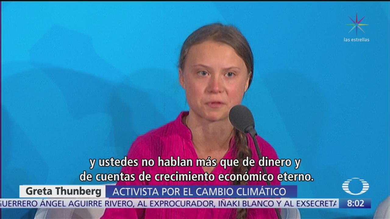 Greta Thunberg sacude a líderes durante Cumbre sobre Acción Climática de la ONU
