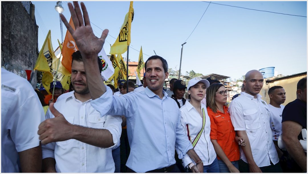 Imagen: Juan Guaidó decidió abandonar el diálogo con Nicolás Maduro, 15 de septiembre de 2019 (EFE)