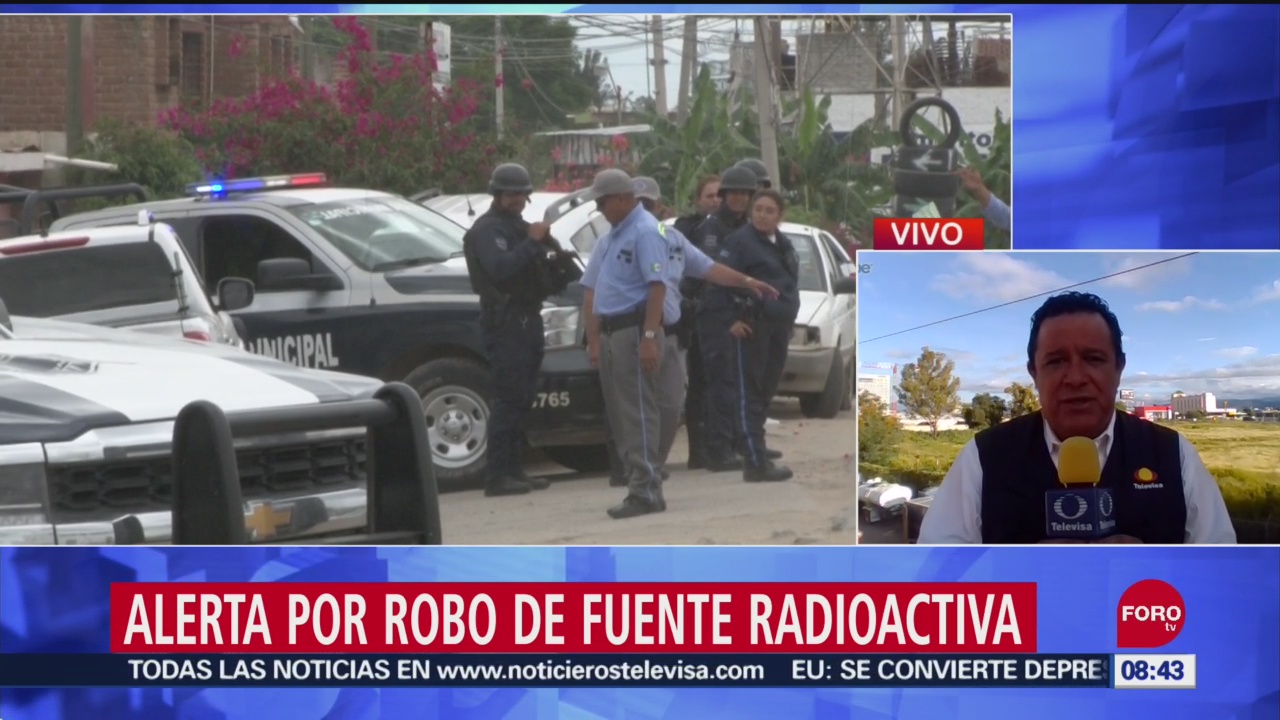FOTO: Guanajuato se mantiene alerta por búsqueda de fuente radiactiva robada, 14 septiembre 2019