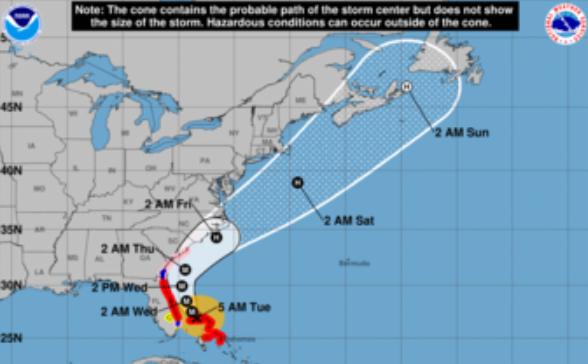 IMAGEN Huracán “Dorian”, de categoría 3, se acerca a costas de Florida (NOAA)