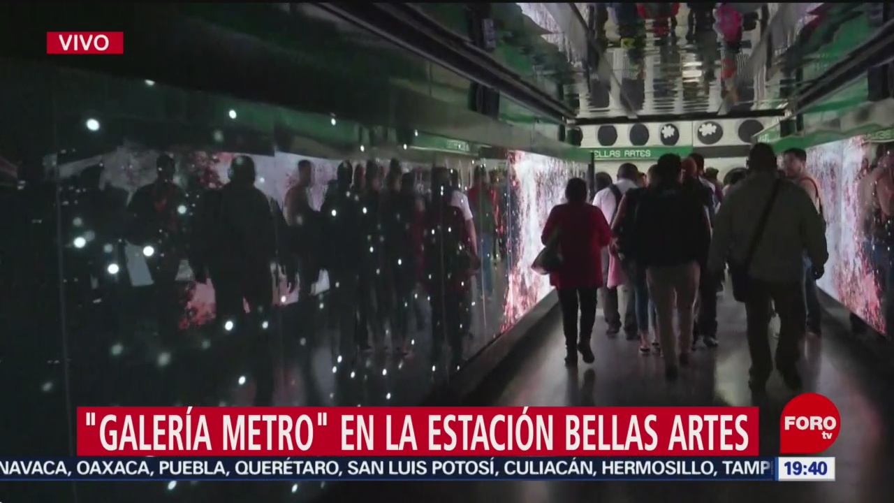 Foto: Inauguran Galería Arte Metro Bellas Artes 5 Septiembre 2019