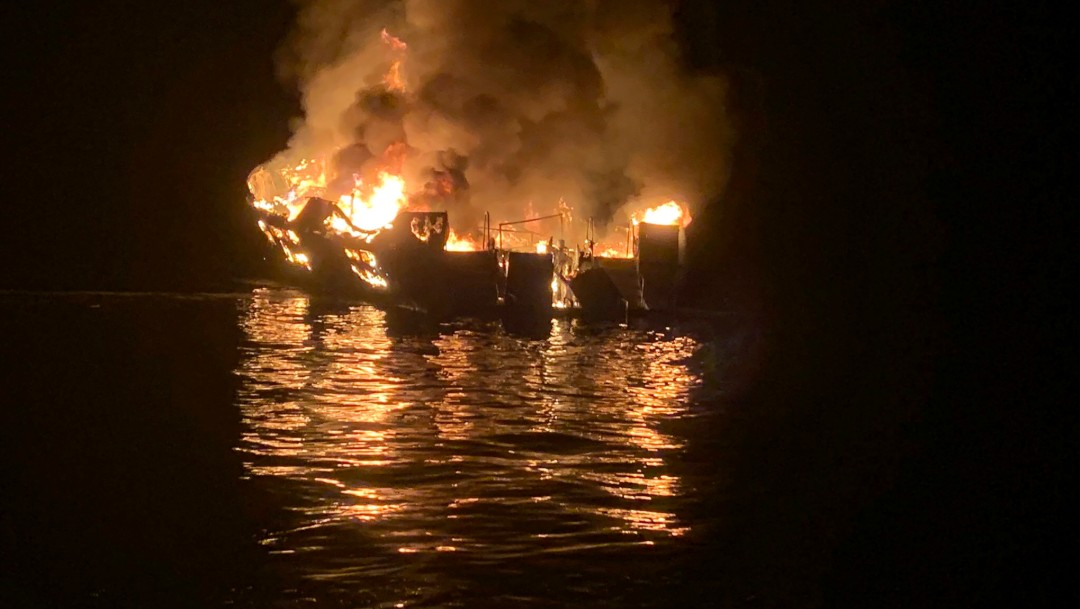 Foto: Incendio barco California, 2 de septiembre de 2019, Estados Unidos
