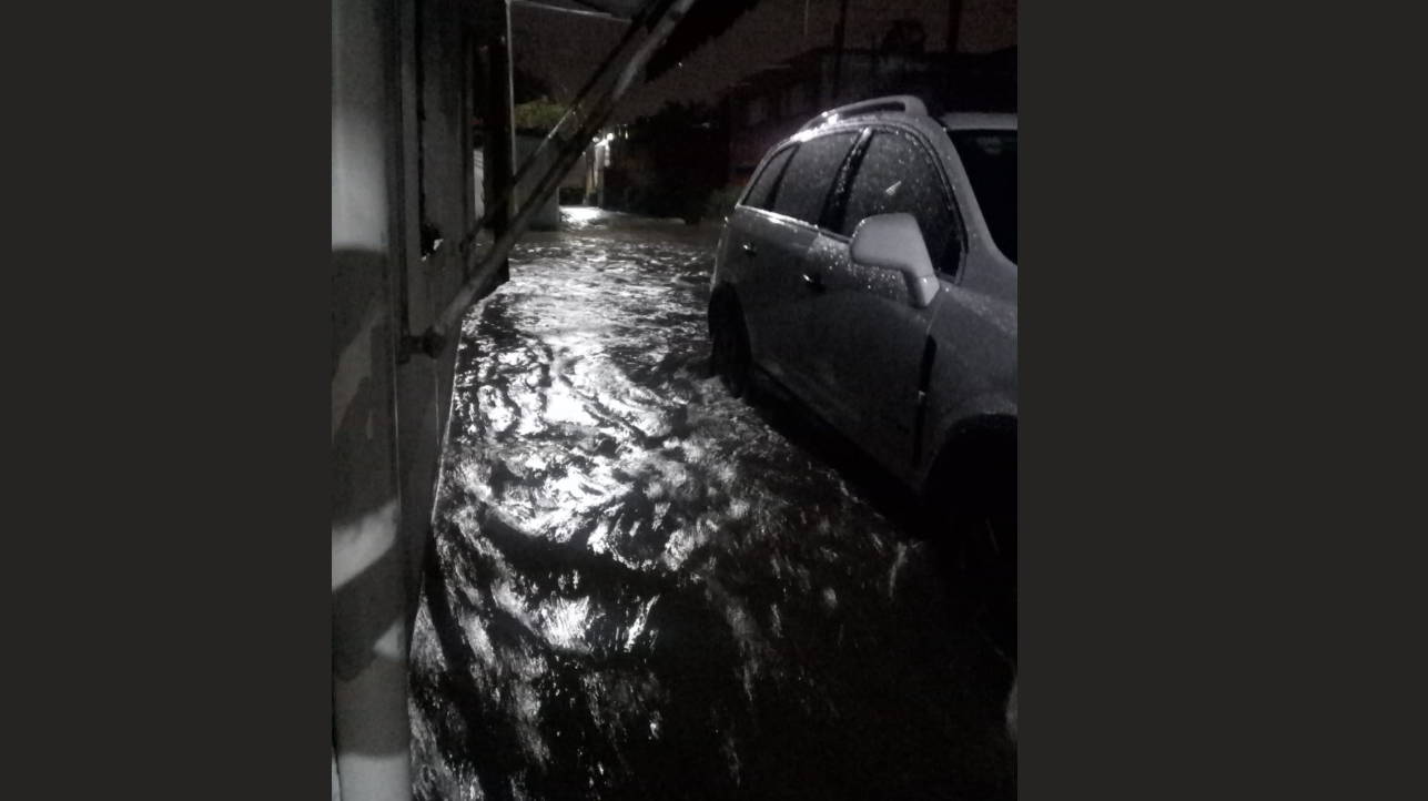 FOTO Cuautlancingo, Puebla, registra inundaciones tras intensas lluvias (Protección Civil Puebla)