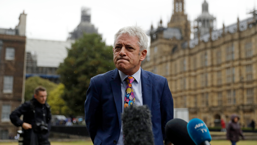 foto John Bercow anuncia que el Parlamento británico reinicia sesiones el 25 de septiembre (AP)
