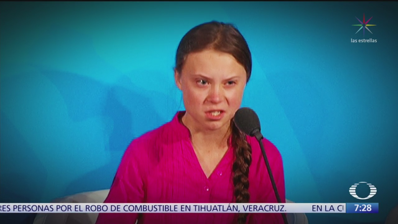 La activista Greta Thunberg exige acciones contra el cambio climático