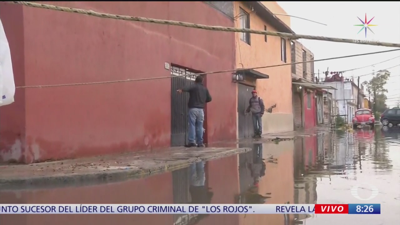 Lluvia en Ecatepec afecta Mexibús y Metro Ciudad Azteca