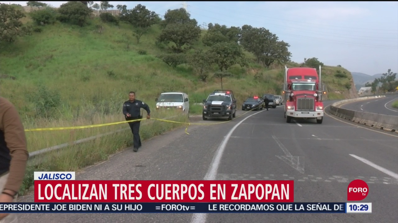 FOTO: Localizan tres cuerpos envueltos en Zapopan, Jalisco, 29 septiembre 2019