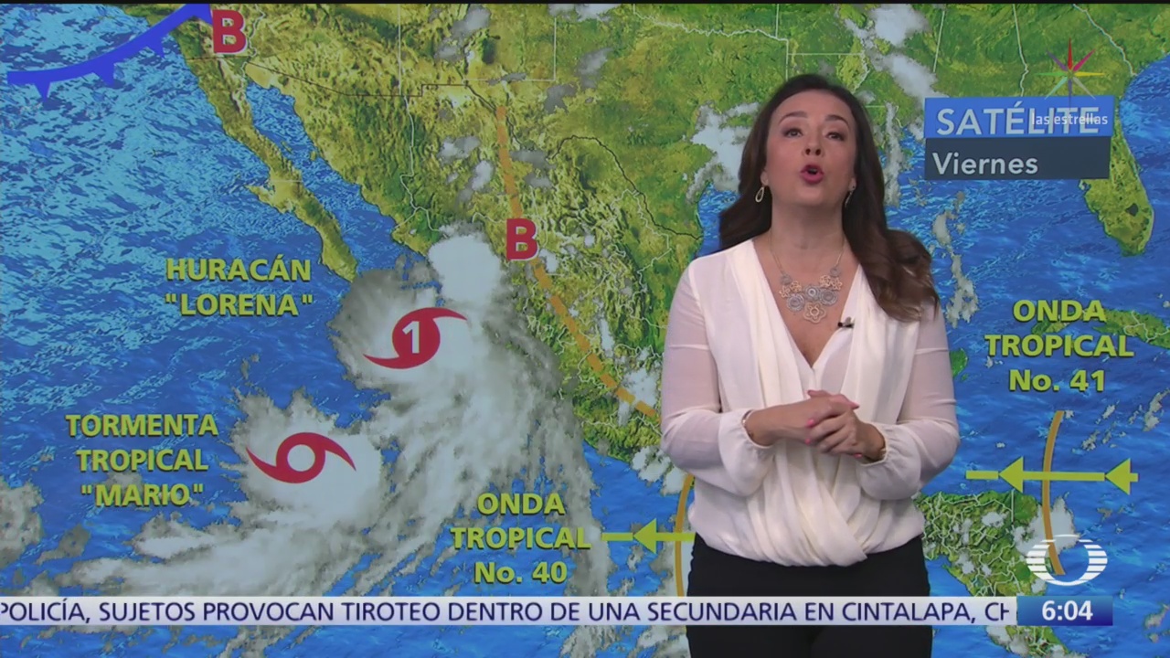 ‘Lorena’ provocará lluvias en 19 regiones de México