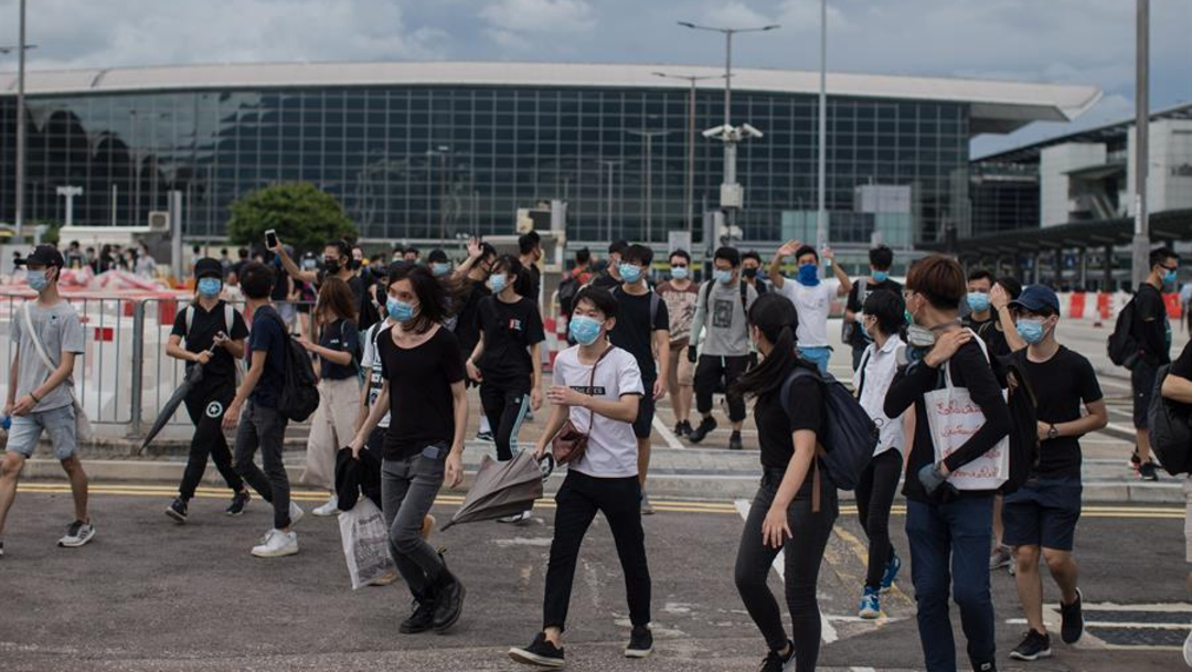 Foto: El centro financiero chino se ha visto afectado desde hace más de tres meses por manifestaciones masivas, en contra de un proyecto de ley de extradición propuesto a China, 1 de septiembre de 2019 (EFE)